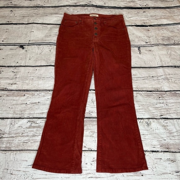 Madewell Corduroy Cali Demi-Boot Jeans Size 28 - Picture 2 of 11